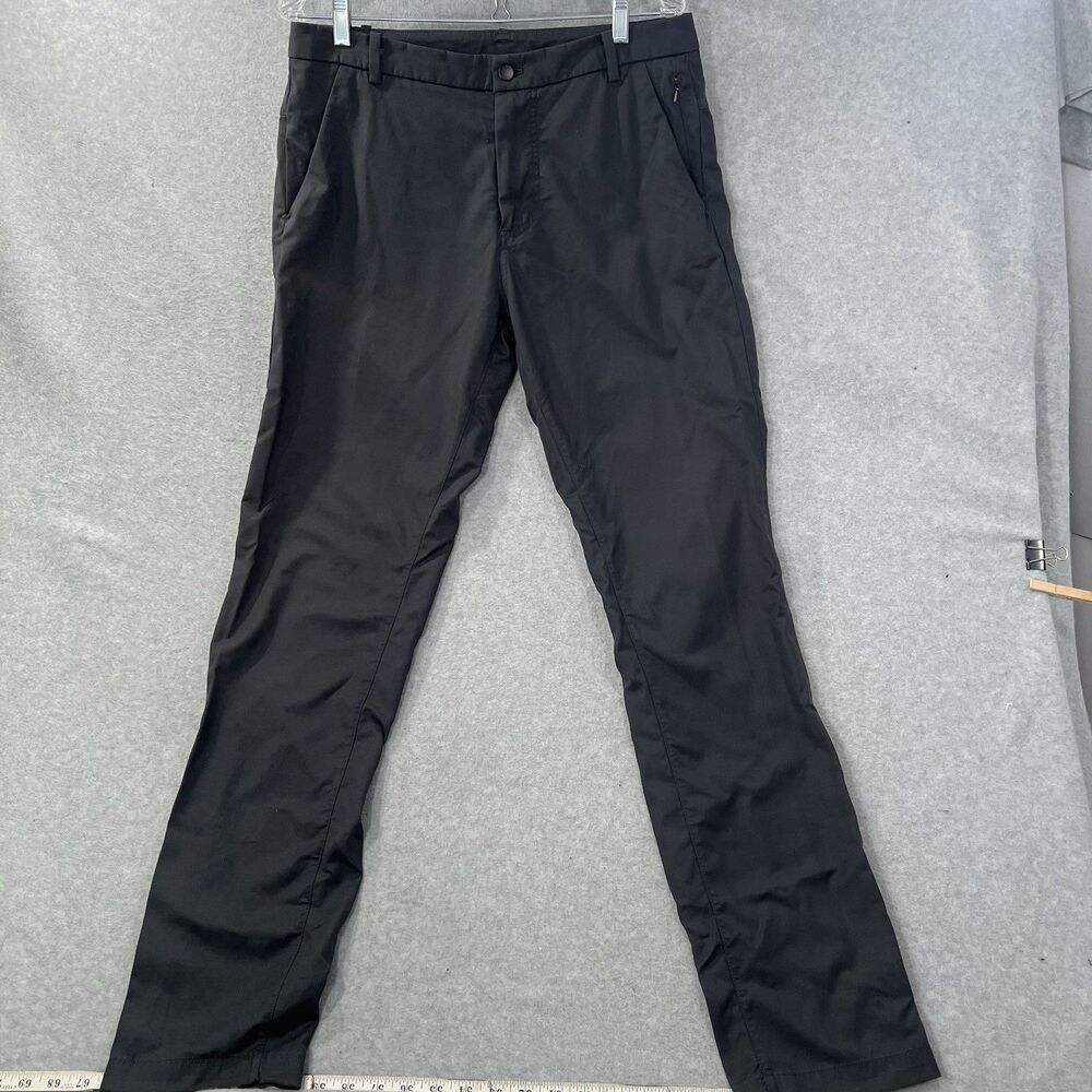 Lululemon Men’s Commission Pants Classic Fit W 33x33 Gray Golf Performance